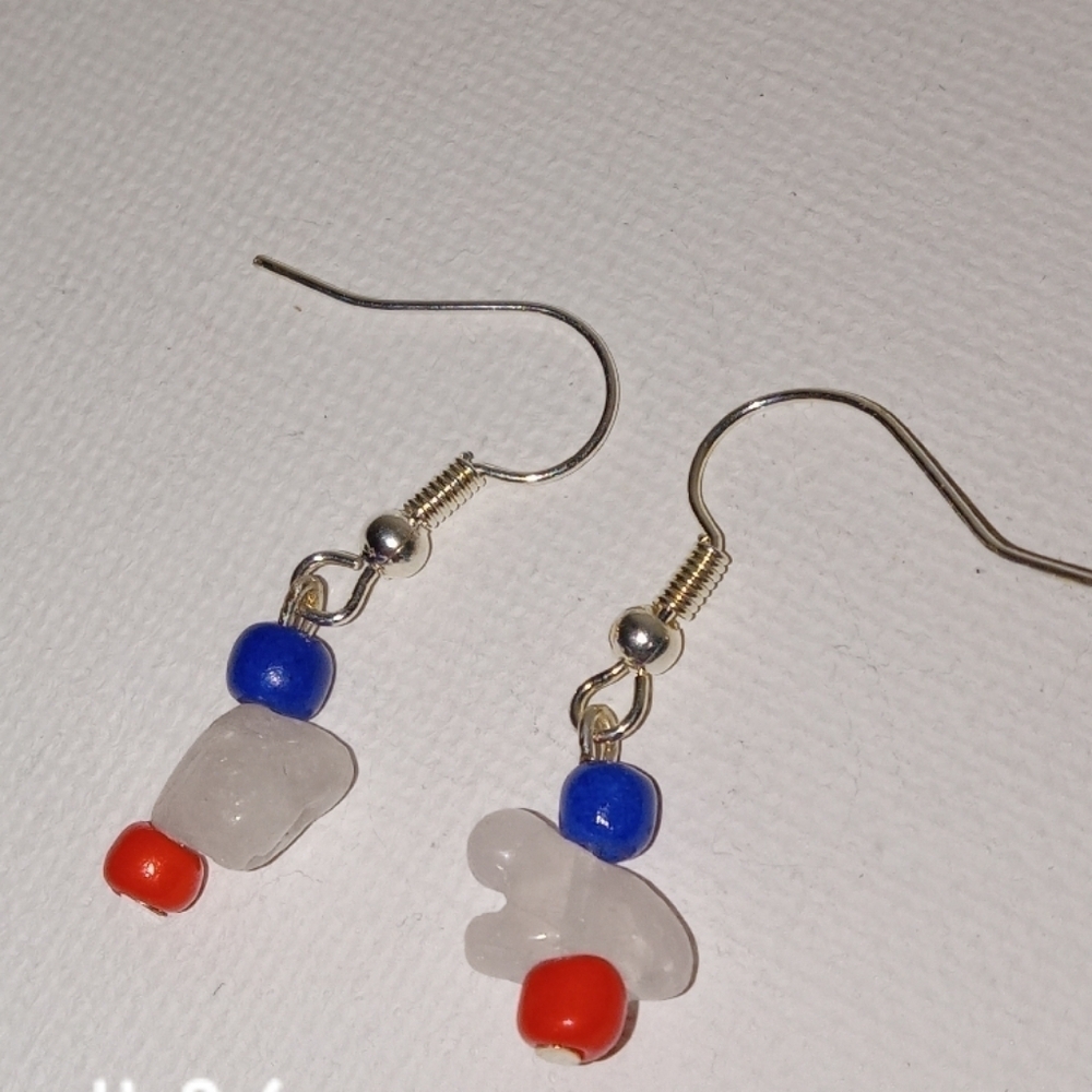 5/$25 CLEARANCE Multicolor Beaded Earrings